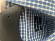 Vorschaubild 5 von Herren Business Hemd kariert Blau Gr. 41 Langarm Slim Fit
