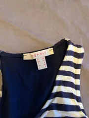 Vorschaubild 4 von Damen Sommerkleid Gr. XS gestreift maritim dunkelblau weiß