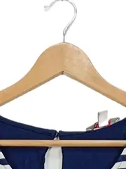 Vorschaubild 5 von Damen Sommerkleid Gr. XS gestreift maritim dunkelblau weiß