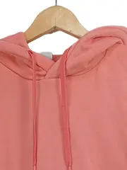 Vorschaubild 2 von Damen Kapuzenpullover Hoodie Rosa Gr. XL Basic Baumwolle Freizeit
