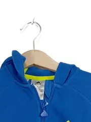 Vorschaubild 6 von Kinder Trainingsjacke Kapuze Logo Print Blau Gr. 116 Sport