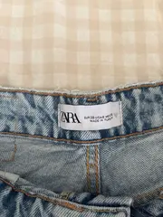 Vorschaubild 5 von Jeans Wide Leg Damen Baumwolle High Waist Blau Gr. 38 W29