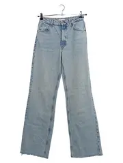 Vorschaubild 1 von Jeans Wide Leg Damen Baumwolle High Waist Blau Gr. 38 W29