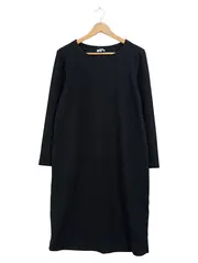 Vorschaubild 1 von Businesskleid Damen Langarm Struktur Schwarz Gr. 40 L