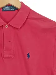 Vorschaubild 3 von Poloshirt Herren Gr. S Rosa Klassisch Baumwolle