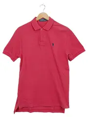 Vorschaubild 1 von Poloshirt Herren Gr. S Rosa Klassisch Baumwolle
