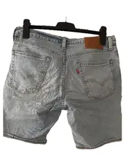 Vorschaubild 2 von Premium Herren Jeans Shorts W31 Hellblau Denim Bermuda