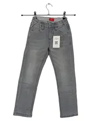 Vorschaubild 1 von Destroyed Jeans Mädchen Gr. 128 Grau Stretch Casual