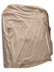 Vorschaubild 2 von Damen Wickelshirt Langarmshirt Weiß Gr. L Elegant Viskose