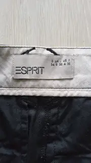 Vorschaubild 5 von Damen Faltenrock Schwarz Gr. 34/XS Baumwolle Casual Büro