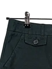 Vorschaubild 2 von Damen Faltenrock Schwarz Gr. 34/XS Baumwolle Casual Büro