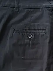 Vorschaubild 4 von Damen Faltenrock Schwarz Gr. 34/XS Baumwolle Casual Büro