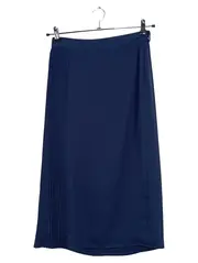 Vorschaubild 1 von Damen Faltenrock Blau Gr. 36/38 Midi Plissee