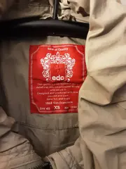 Vorschaubild 2 von Damen Parka Feldjacke Beige Gr. XS/34 Baumwolle