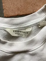 Vorschaubild 3 von Sweatshirt Damen Langarm Baumwolle Schriftzug Gr. 40/L Weiß