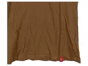 Vorschaubild 5 von edc Damen T-Shirt Baumwolle Uni V-Ausschnitt Kurzarm Braun Gr. M