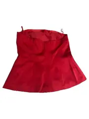 Vorschaubild 4 von Damen Bandeau Top Corsage Rot Trägerlos Gr. M Elegant Party