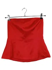 Vorschaubild 1 von Damen Bandeau Top Corsage Rot Trägerlos Gr. M Elegant Party