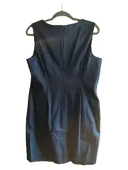 Vorschaubild 3 von Damen Businesskleid Etuikleid Gr. 44 Dunkelblau Neu mit Etikett