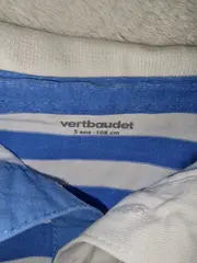 Vorschaubild 4 von Poloshirt Jungen Gr. 108/110 Blau Weiß Gestreift Maritim