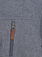 Vorschaubild 3 von Kinder Outdoorjacke Gr. 158 Grau Blau Kapuze Jungen