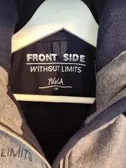 Vorschaubild 5 von Kinder Outdoorjacke Gr. 158 Grau Blau Kapuze Jungen