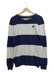 Vorschaubild 1 von Jean Pascale Herren Pullover gestreift Blau Gr. 48;M Baumwolle Casual