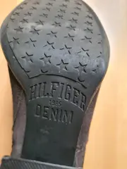 Vorschaubild 3 von Denim Damen Stiefeletten Braun Wildleder Gr. 37 Absatz