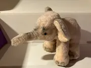 Vorschaubild 4 von Elefant Plüschtier Vintage Kuscheltier mit Knopf im Ohr Beige