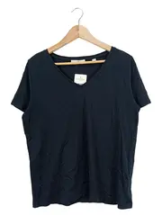 Vorschaubild 1 von EDC Damen V-Ausschnitt T-Shirt Gr. 40/L Schwarz