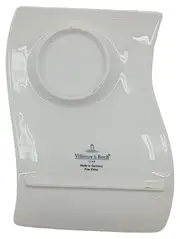 Vorschaubild 2 von NewWave Untertasse Unterteller Weiß Fine China 23cm