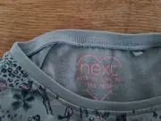 Vorschaubild 3 von Mädchen Kleid Gr. 98 Waldtiere Print Langarm Mintgrün