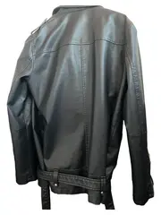 Vorschaubild 2 von Damen Lederjacke Bikerjacke Gr. 40/L Schwarz Casual