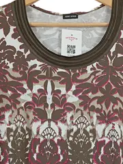 Vorschaubild 3 von Damen T-Shirt Blumenmuster Kurzarm Gr. 38 M Mehrfarbig