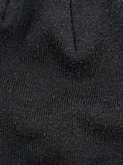 Vorschaubild 3 von Beanie Mütze Herren Freizeit Sportlich Baumwolle Schwarz Uni Logo