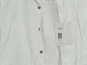 Vorschaubild 2 von Kinder Freizeithemd Kurzarm Weiß Gr. 152 Baumwolle Casual