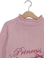 Vorschaubild 2 von Prinzessin Mädchen Pullover Gr. 110 Rosa Baumwolle
