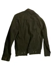 Vorschaubild 5 von Herren Jeansjacke Schwarz Gr. S Vintage Denim Trucker Jacke