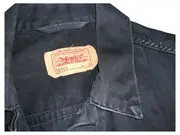Vorschaubild 4 von Herren Jeansjacke Schwarz Gr. S Vintage Denim Trucker Jacke