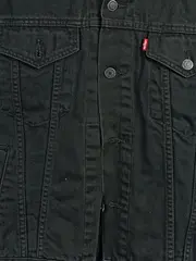 Vorschaubild 2 von Herren Jeansjacke Schwarz Gr. S Vintage Denim Trucker Jacke