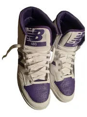 Vorschaubild 5 von 480 High Top Sneaker Weiß Lila Gr. 42 Herren Damen