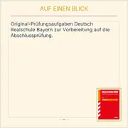 Vorschaubild 2 von Realschule 2016 Bayern Deutsch Prüfungsaufgaben mit Lösungen