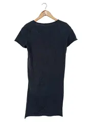 Vorschaubild 2 von T-Shirt Damen Schwarz Gr. 34/XS Longshirt Basic Casual Minimalistisch