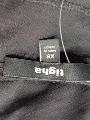 Vorschaubild 3 von T-Shirt Damen Schwarz Gr. 34/XS Longshirt Basic Casual Minimalistisch