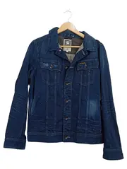 Vorschaubild 1 von Herren Jeansjacke Denim Jacke Gr. L Blau Used Look