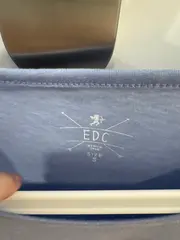 Vorschaubild 3 von EDC Damen T-Shirt Gr. 36/S Blau Kurzarm Casual