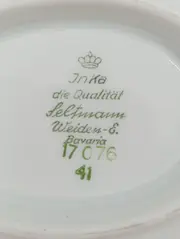 Vorschaubild 2 von IN Ka Speiseservice Porzellan Weiß Goldrand Elegant