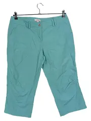 Vorschaubild 1 von Damen Stoffhose Caprihose Gr. 44 Türkis Casual