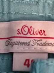 Vorschaubild 5 von Damen Stoffhose Caprihose Gr. 44 Türkis Casual