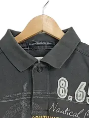 Vorschaubild 4 von Poloshirt Herren Gr. L Grau Nautical Miles Maritime Stickerei
